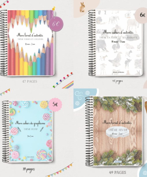 Livrets 18 mois - 3 ans