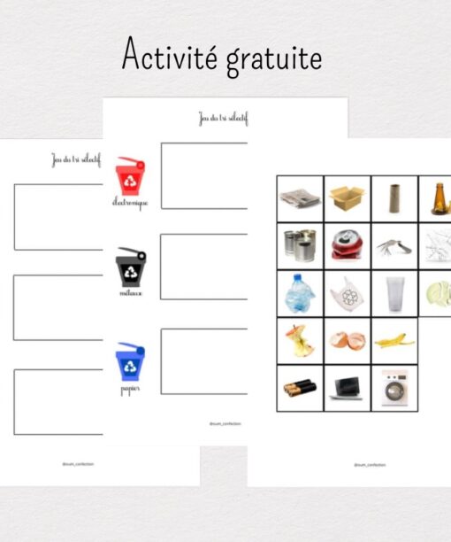 Le tri sélectif