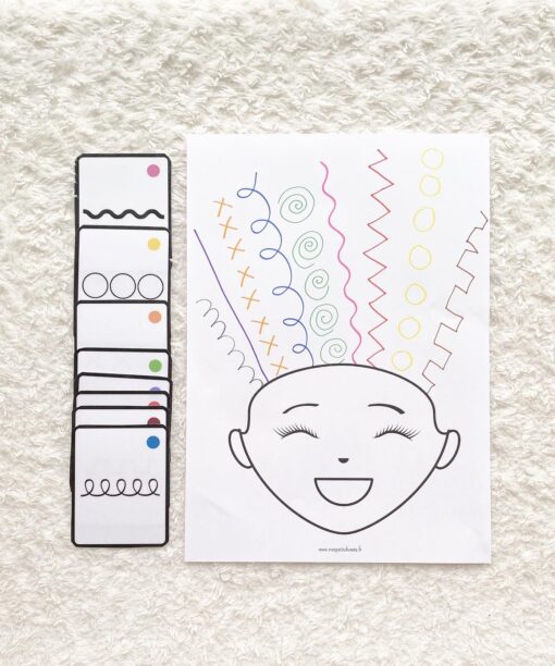 Les cheveux graphiques