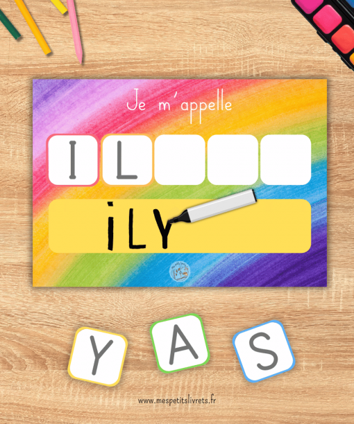 J'APPRENDS MON PRÉNOM
